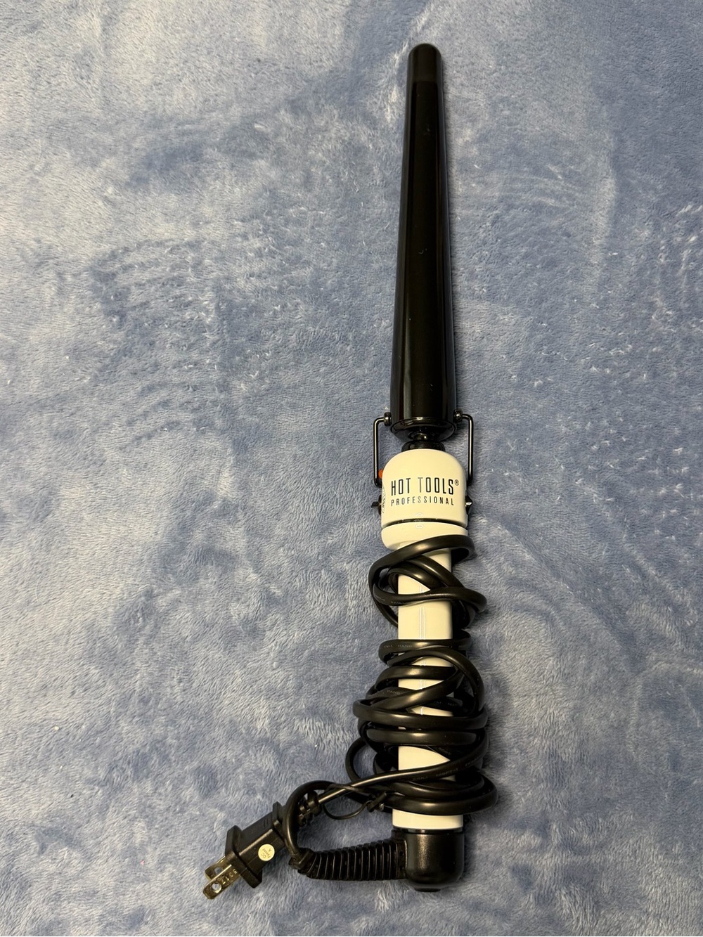 Hot Tools Professional‎ Black and White Tapered Curling Iron